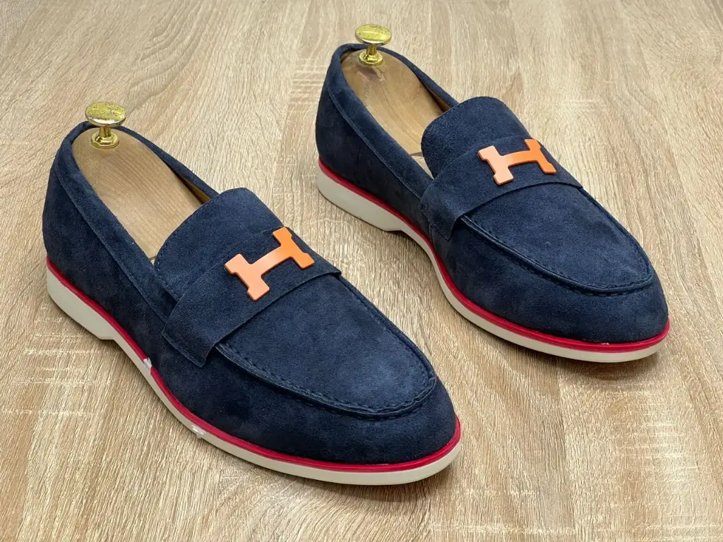 Mocassin HÈRMES en Daim